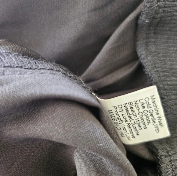 Silk Style Joggers Embroidered Satin Bomber Jacket Silence + Noise Yellow Bag - Picture 3 of 16